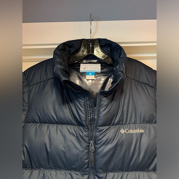 Columbia Pike Lake II Insulated Vest Mens Large Blue Puffer Omni-Heat New Tags - Picture 3 of 16